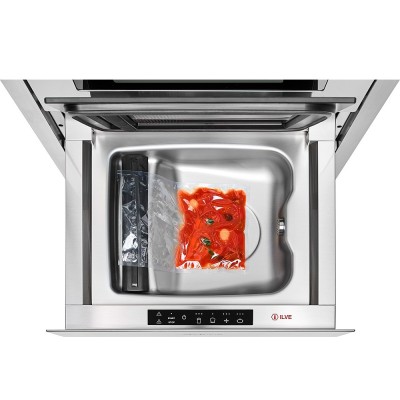 Horno de columna Ilve cstarsn + abatidor de temperatura + envasadora al vacío 70 cm h 174 antracita