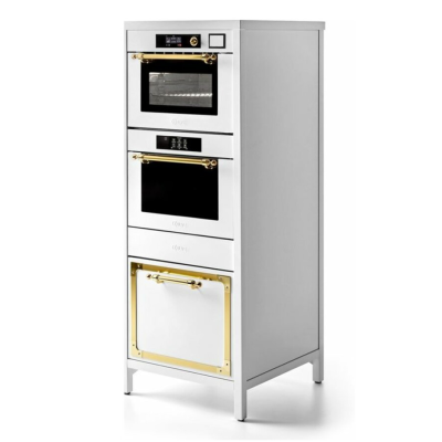 Horno de columna Ilve cstarsn + abatidor de temperatura + envasadora al vacío 70 cm h 174 blanco