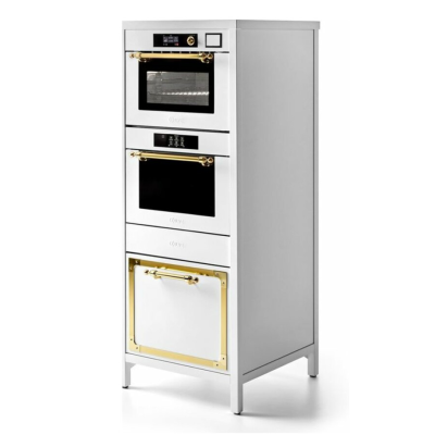 Ilve cstarsn horno de columna + abatidor + vacío 70 cm h 174 blanco