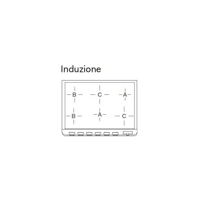 Ilve pm09-mk Induktions-Arbeitsplattenküche + Dunstabzugshaube 90 cm schwarz - Panoramagic