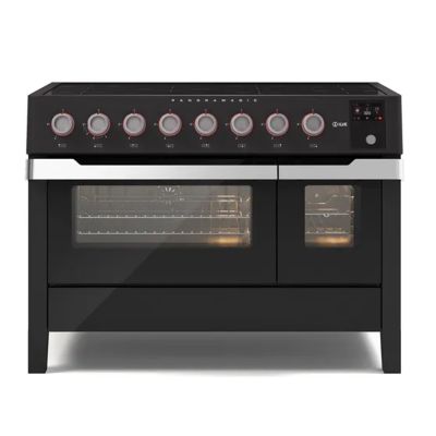 Ilve pm12-mk cuisinière à induction 120 cm noir - Panoramagic