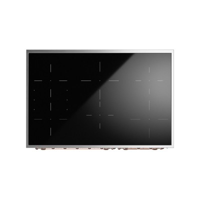 Ilve pd09n induction countertop kitchen + 90 cm hood graphite - copper