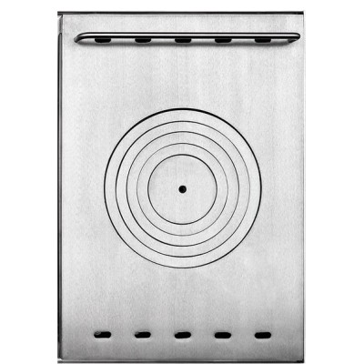 Ilve p15n cucina a gas da appoggio + cornice + cappa 150 cm grafite - rame