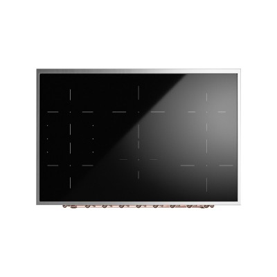 Ilve p36n cocina de inducción de encimera con horno pirolítico 90 cm negro - latón