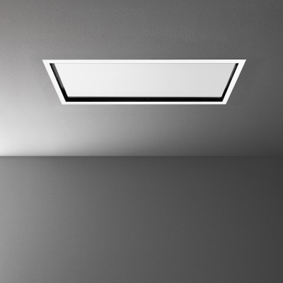 Okap sufitowy Falmec Nuvola 90 cm w kolorze białej stali