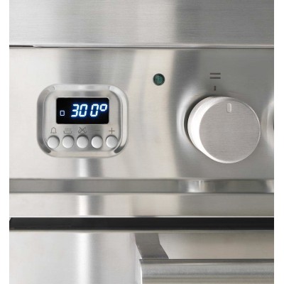 Ilve pd09w 90cm stainless steel countertop induction hob