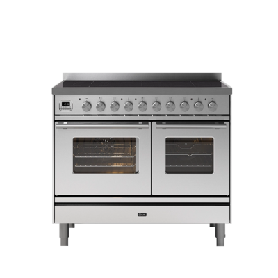 Ilve pd10w cuisinière à induction de comptoir 100 cm en acier inoxydable