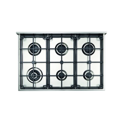 Ilve L09 90cm Stainless Steel Countertop Gas Range - Pro Line