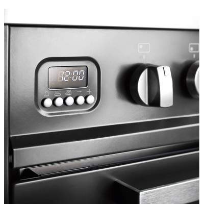 Ilve ld09 gas cooker with hood 90 cm graphite mat - Pro line