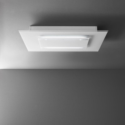 Falmec aura campana de techo 120 cm cristal blanco caei20.e0