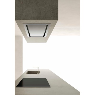 Airforce Compact Up built-in hood false ceiling 83 cm stainless steel