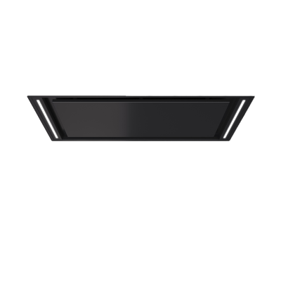 Airforce Silhouette Easy Up cappa incasso a soffitto 100 cm nero