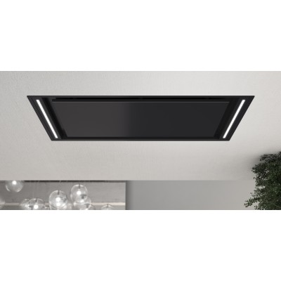 Airforce Silhouette Easy Up hotte de plafond encastrable 100 cm noir