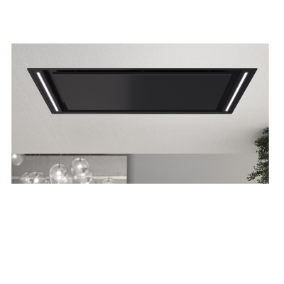 Airforce Silhouette Easy Up Flat cappa incasso soffitto 100 cm nero