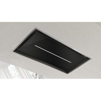 Okap sufitowy do zabudowy Airforce Sinergia Easy Up 100 cm czarny