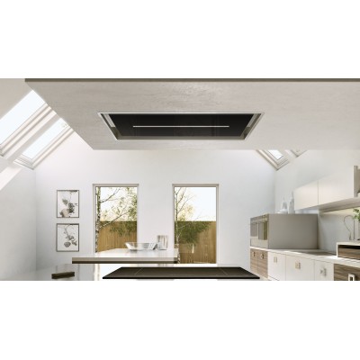 Airforce Sinergia Easy Up cappa incasso a soffitto 100 cm nero