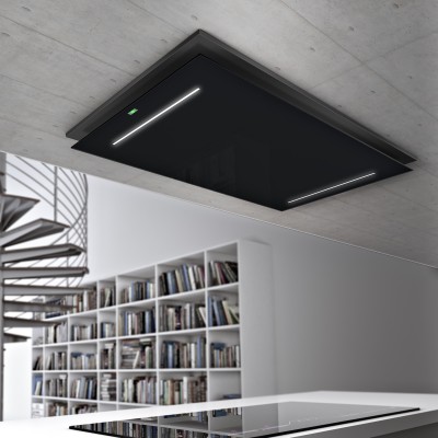 Airforce F207 Easy Up cappa incasso a soffitto 100 cm nero