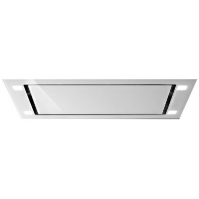 Falmec sirio hotte de plafond 90 cm verre blanc