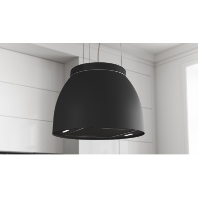 Campana isla circular Airforce Luna 45 cm negro