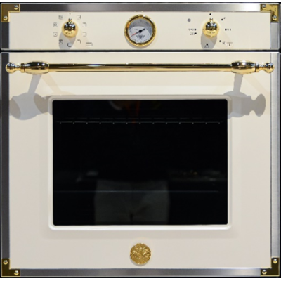 Bertazzoni f609herektag heritage built-in oven 60 cm ivory - gold