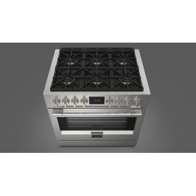 Fulgor fsrc 3606 p mg mk 2f x 91 cm stainless steel countertop gas cooker