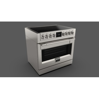 Fulgor fsrc 9005 p mi mk 2f x 90 cm stainless steel countertop induction cooker