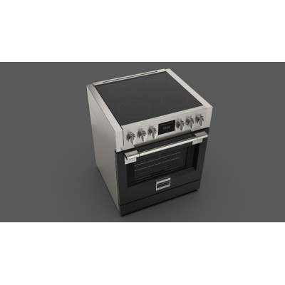 Fulgor fsrc 3004 p mi mk 2f mbk cuisinière à induction de comptoir 75 cm noir