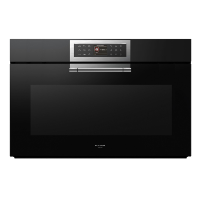 Fulgor fclo 9615 tem 2f bk horno empotrable 90 cm cristal negro