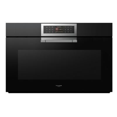 Fulgor fclo 9615 tem 2f bk wbudowany piekarnik 90 cm black glass