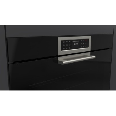 Fulgor fclo 9615 tem 2f bk einbaubackofen 90 cm schwarzes glas