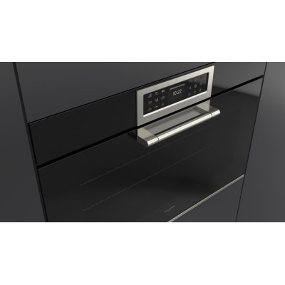 Fulgor fclo 9615 tem 2f bk horno empotrable 90 cm cristal negro