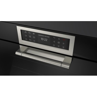 Fulgor fclo 9615 tem 2f bk einbaubackofen 90 cm schwarzes glas