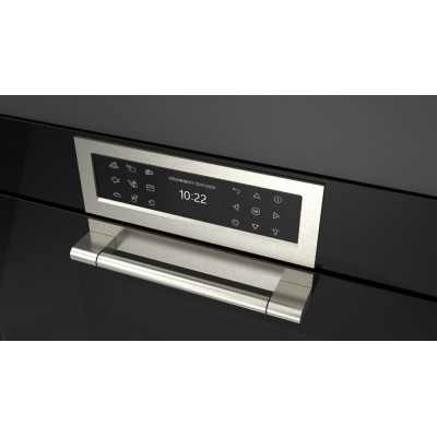 Fulgor fclmo 7510 tem bk wbudowany piekarnik mikrofalowy 75 cm h 45 czarne szkło
