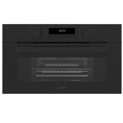 Fulgor fuso 7505 mt mbk forno a vapore da incasso 75 cm inox nero