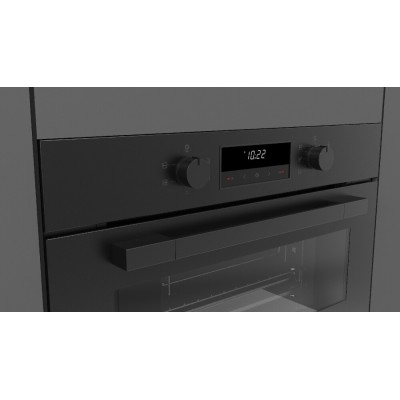 Fulgor fuso 7505 mt mbk forno a vapore da incasso 75 cm inox nero