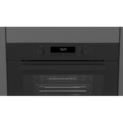 Fulgor fuso 7505 mt mbk forno a vapore da incasso 75 cm inox nero