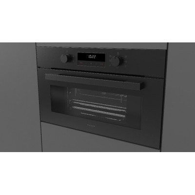 Fulgor fuso 7505 mt mbk forno a vapore da incasso 75 cm inox nero