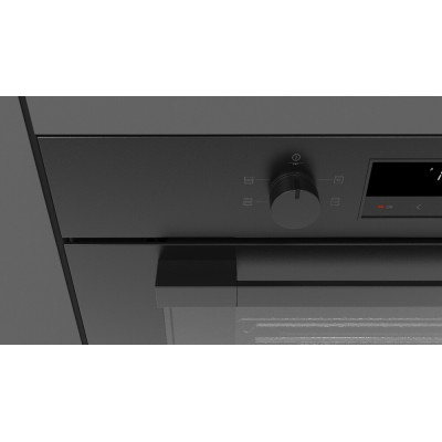 Fulgor Fused 7505 MT MBK Einbau-Dampfbackofen 75 cm aus schwarzem Edelstahl