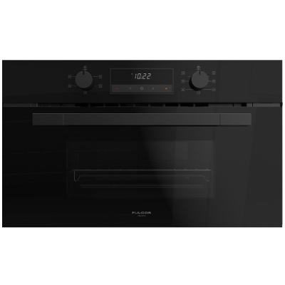 Fulgor fuso 7505 mt gbk forno a vapore da incasso 75 cm h 45 vetro nero