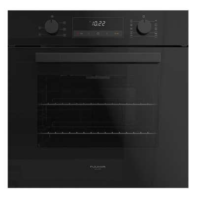 Fulgor futo 6009 mt gbk einbaubackofen 60 cm schwarzes glas