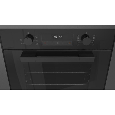 Fulgor futo 6009 mt gbk einbaubackofen 60 cm schwarzes glas