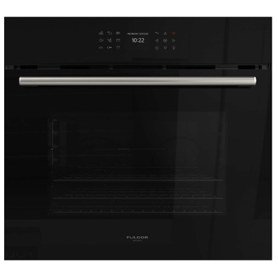 Fulgor fcpo 315 p tem 2f bk forno xxl incasso 75 cm vetro nero