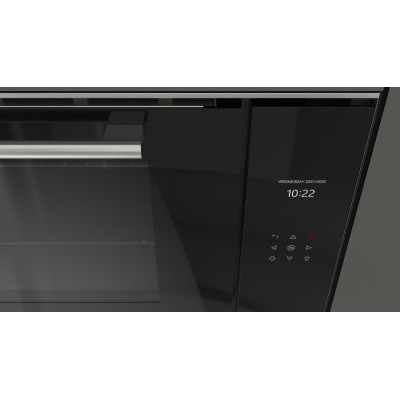 Fulgor fco 9013 tm bk/2 Einbaubackofen 90 cm, schwarzes Glas