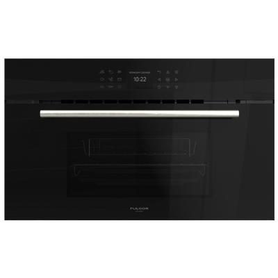 Fulgor fcso 7510 tem bk wbudowany piekarnik parowy 75 cm z czarnego szkła