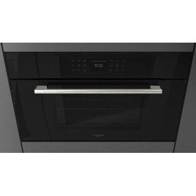 Fulgor fcso 7510 tem bk built-in combined steam oven 75 cm black glass