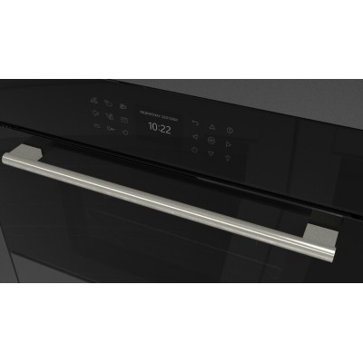 Fulgor fcso 7510 tem bk built-in combined steam oven 75 cm black glass