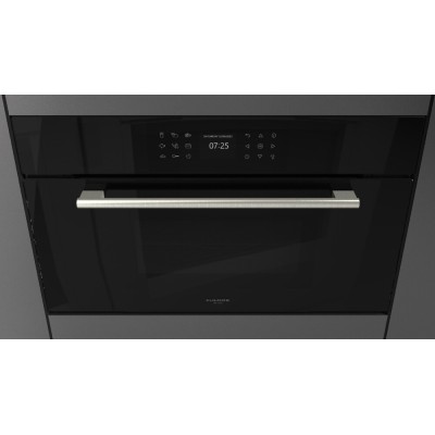 Fulgor fcmo 7510 tem bk forno microonde combinato da incasso 75 cm vetro nero