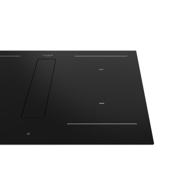 Fulgor fhh 800 id tc bk induction hob with integrated hood 80 cm black