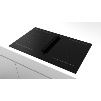 Fulgor fhh 800 id tc bk plaque à induction avec hotte intégrée 80 cm noir