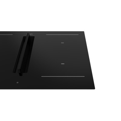 Fulgor fhh 800 id tc bk induction hob with integrated hood 80 cm black